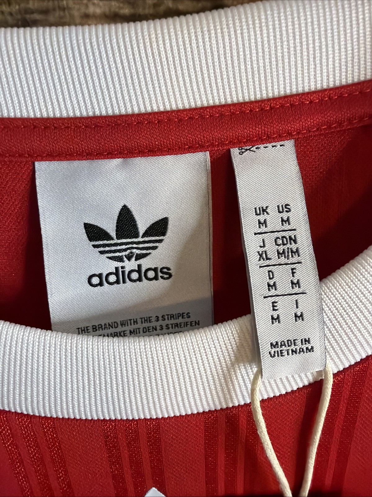 Adidas Originals Adicolor Trefoil Poly Better Scarlet Red IM9458 Men&rsquo;s Medium