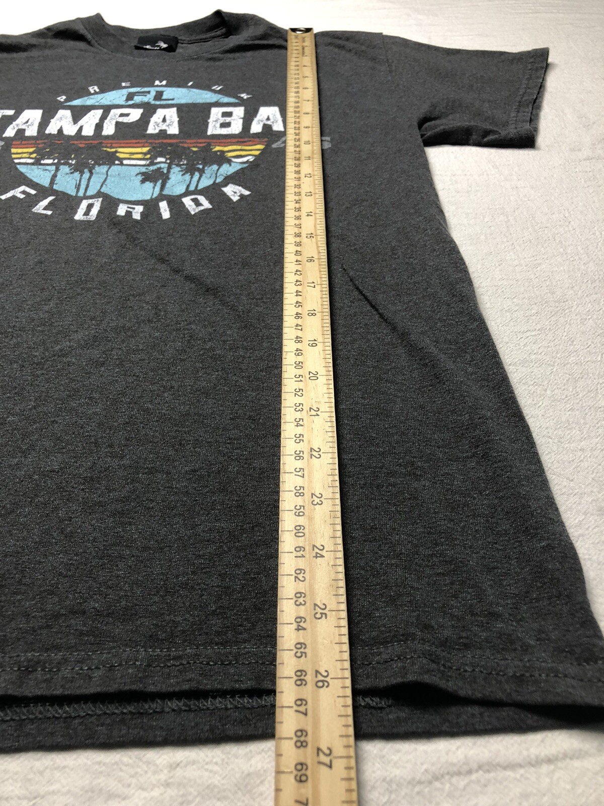 Stellar T Shirt Tampa Bay Premium Florida Logo USA Gray Size:Check Pics