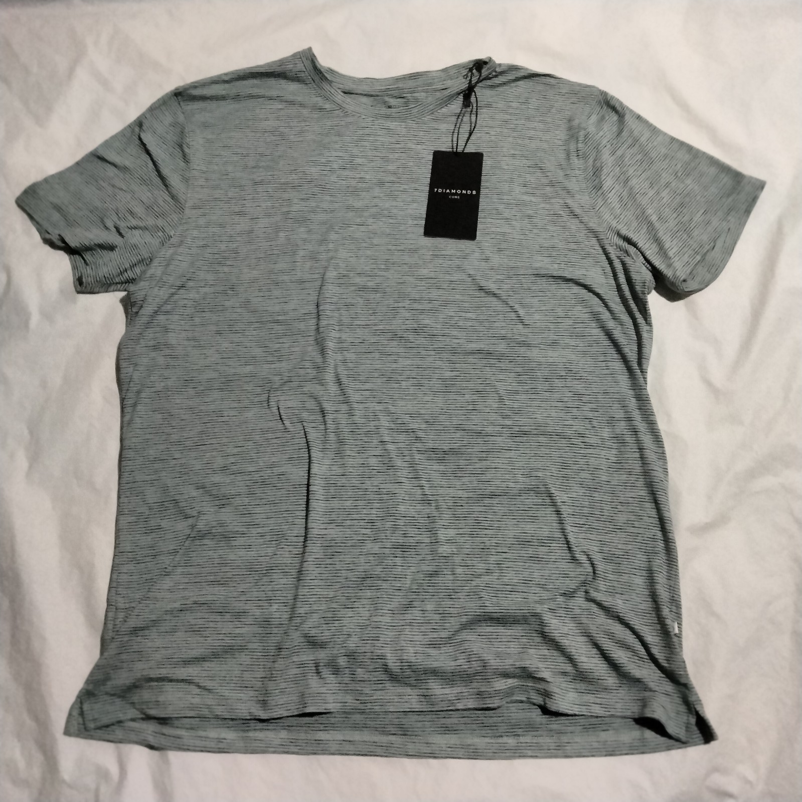 7 Diamonds Lucas Tee Crew Neck T-shirt 4 Way Stretch Anti Odor Men&rsquo;s L, XL