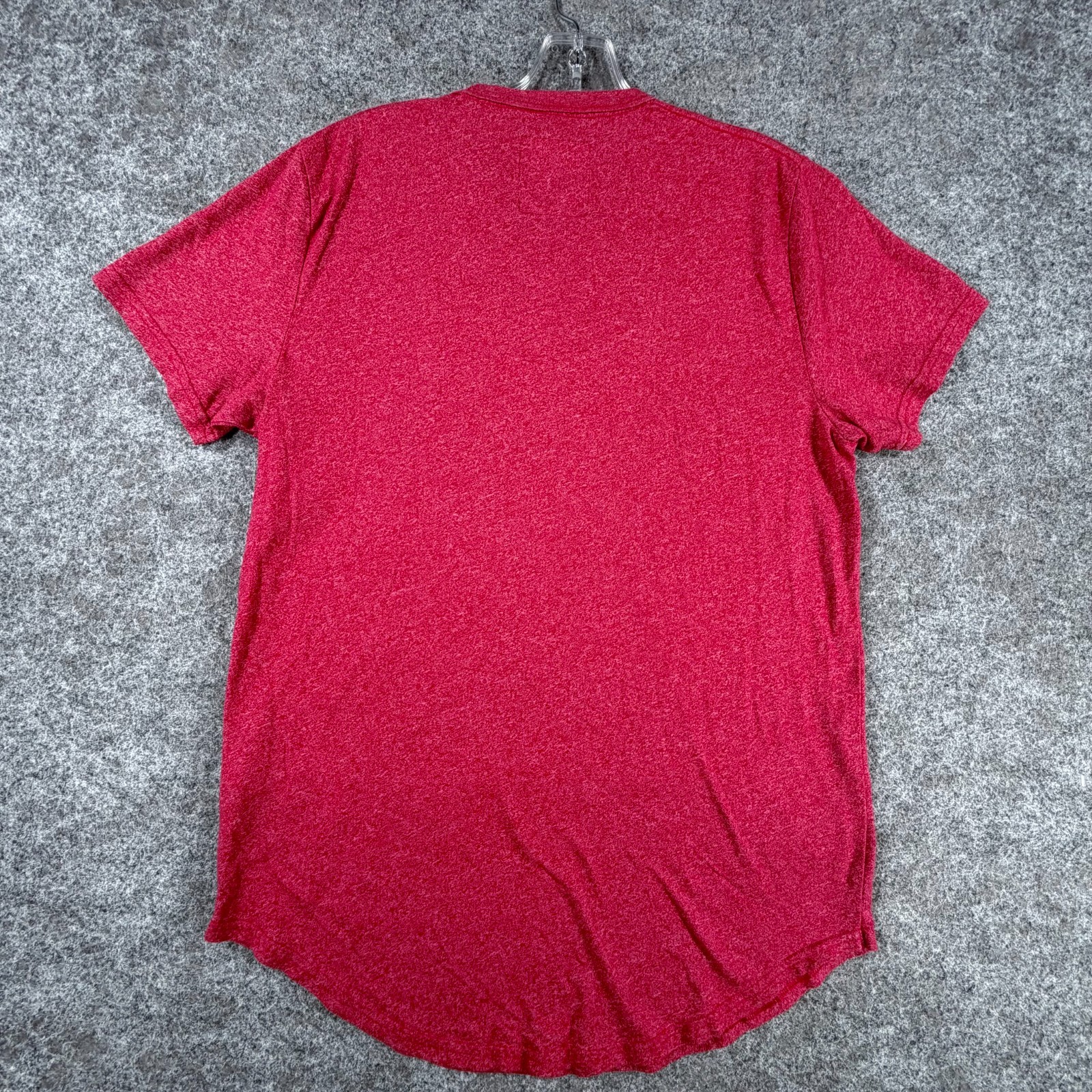 Hollister California T Shirt Mens Medium Pink Cotton Seagull Logo Crew Neck