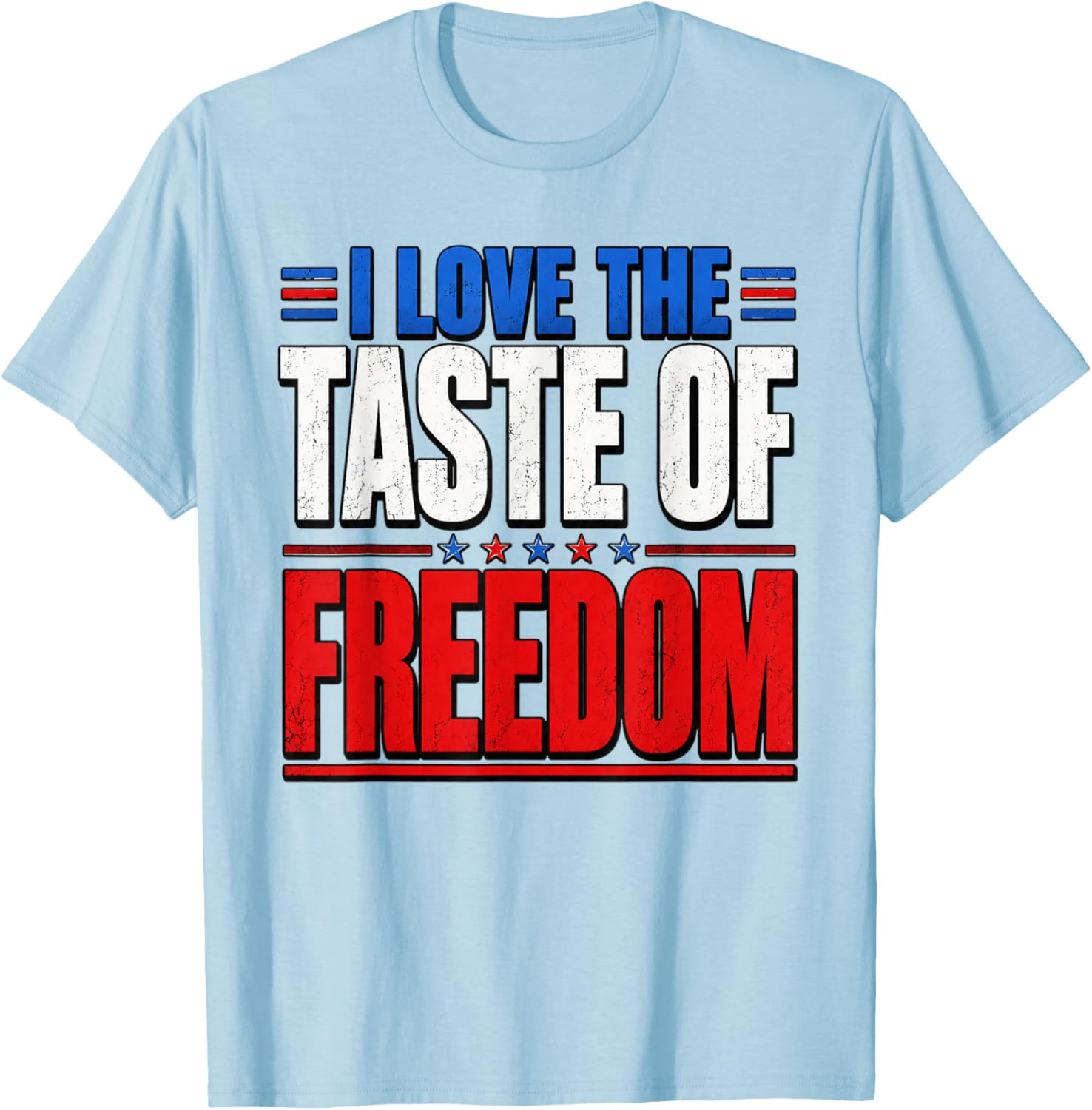 I Love The Taste of Freedom Couple Matching Patriotic Fourth T-Shirt