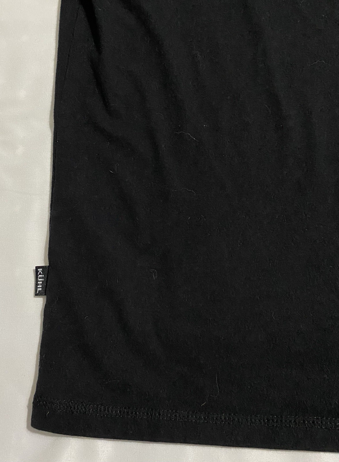 Kuhl Kommando Crew Shirt Mens Sz XL Black Long Sleeve Pullover Organic Cotton