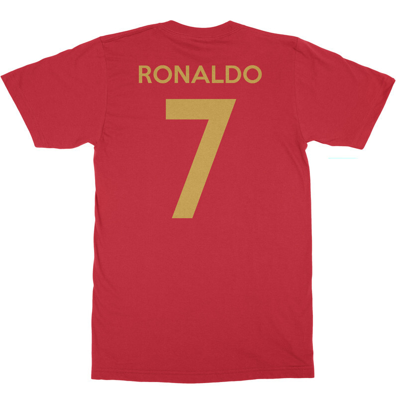 Ronaldo 7 Jersey Style – Portugal Soccer Cup Fan Unisex T-Shirt