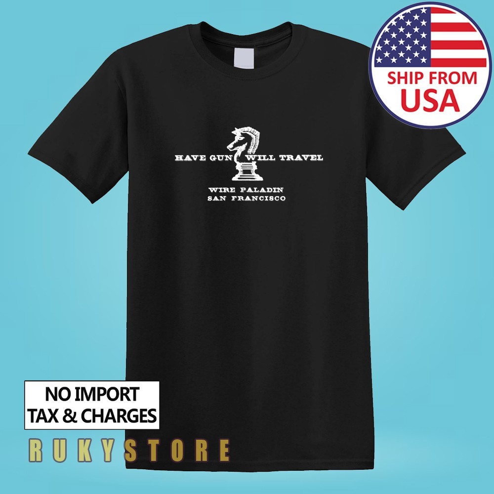 Ballad of Paladin Have Gun Will Travel Men&rsquo;s Black Size S-5XL