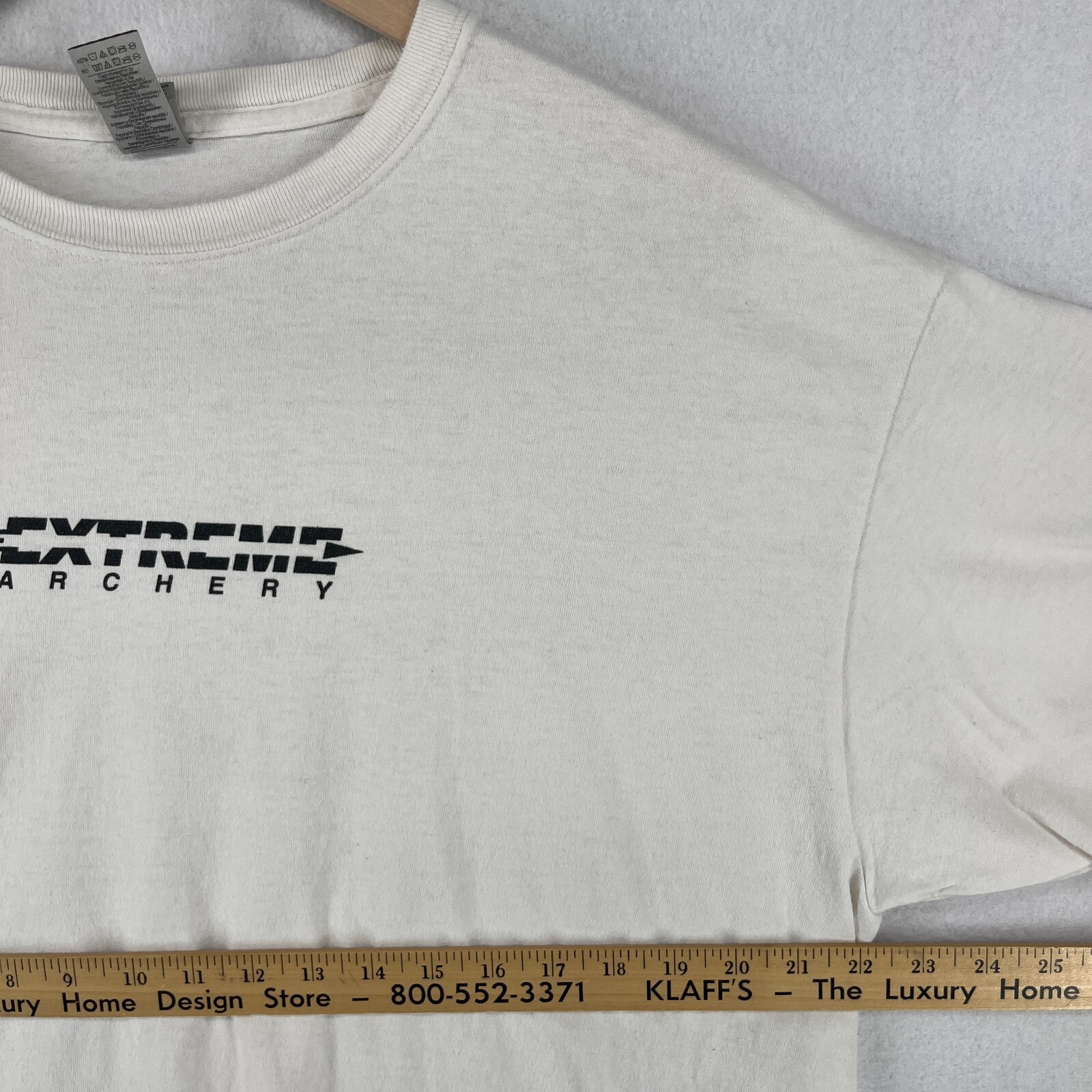 EXTREME ARCHERY Shirt Mens XL Westchester Mamaroneck NY Indoor Bow Arrow White