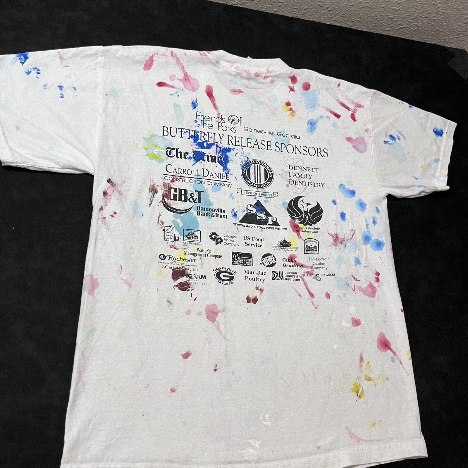 Butterfly Shirt Vintage Art All over print Science Gallery Dept Paint Splatter
