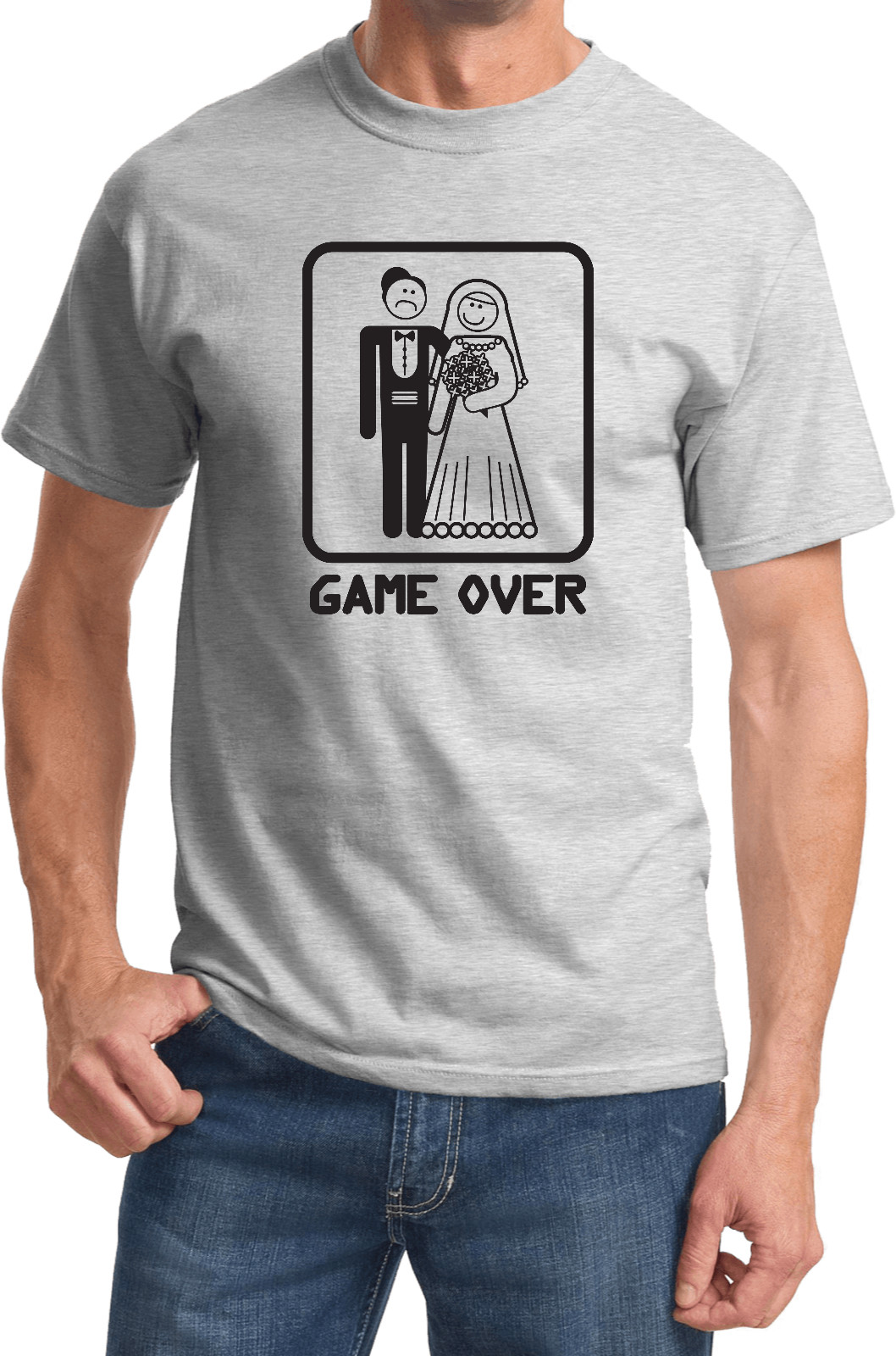 Buy Cool Shirts Game Over T-shirt Black Print