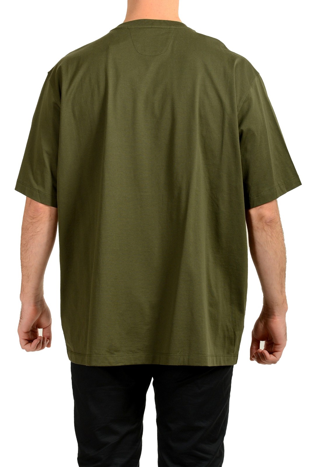 Scuderia Ferrari Men&rsquo;s Olive Label Pocket Short Sleeve T-Shirt US 2XL IT 56