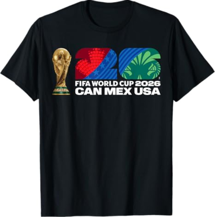 FIFA World CUP26 FIFA Host Country Logo Flags T-Shirt