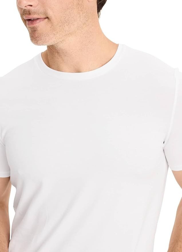 Jockey Men&rsquo;s Undershirt Cotton Stretch Crew Neck Undershirt – 3 Pack L