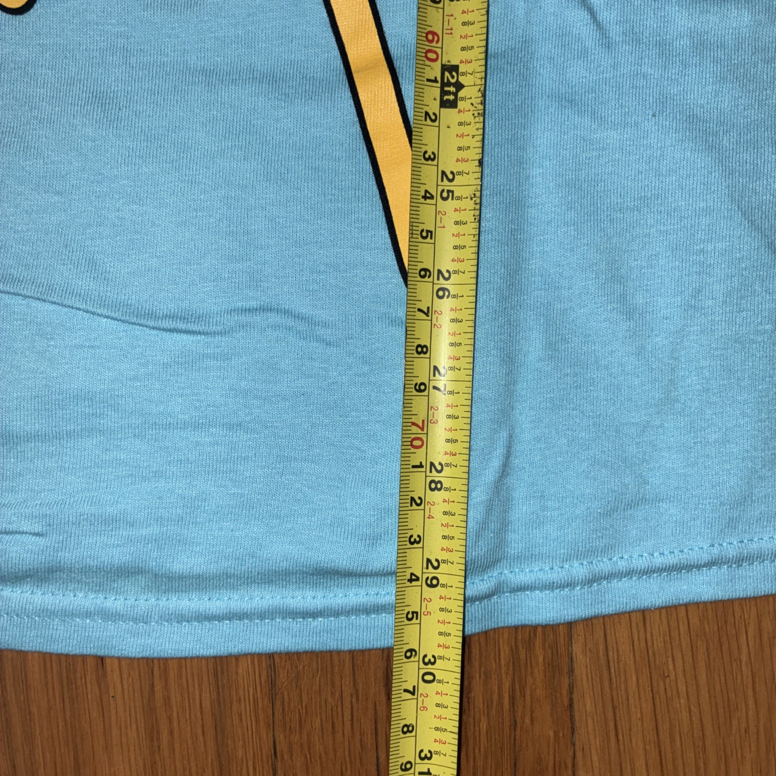 Adventure Time with Finn & Jake Men&rsquo;s Blue Cartoon Graphic Tee T-Shirt Sz Large