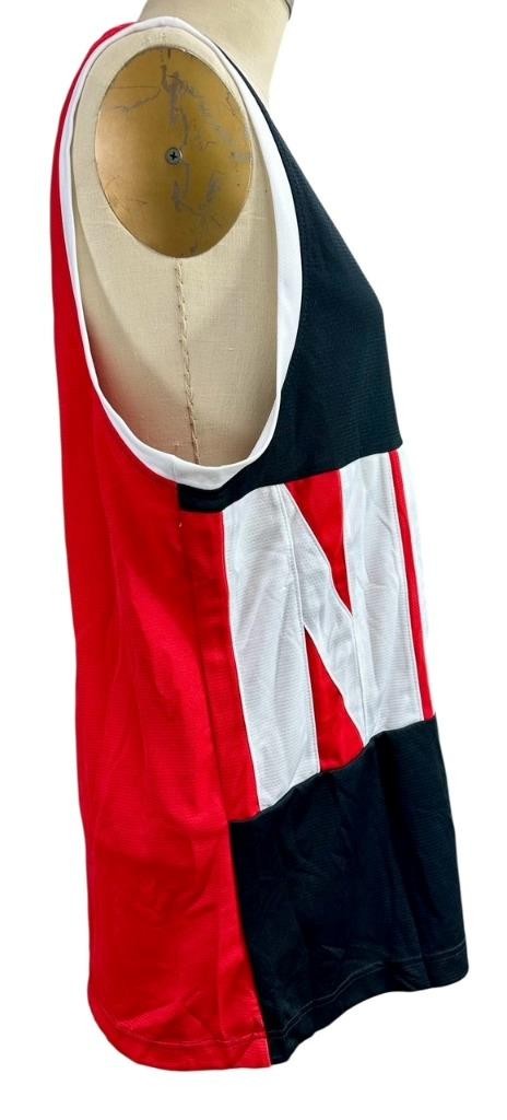 NWT Nike Black/University Red/White Basketball Dri-Fit Jersey DA1041-011 Size M