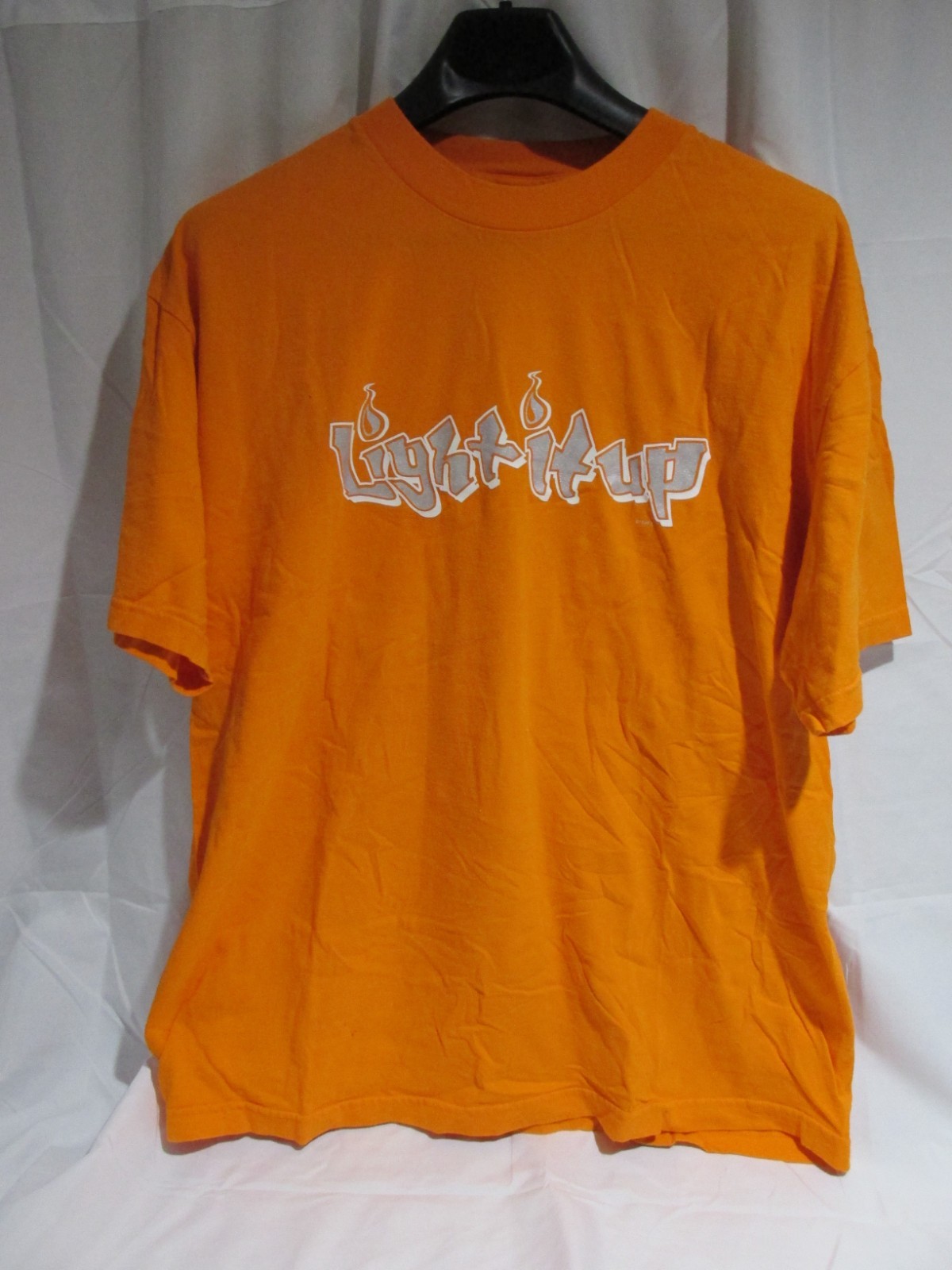 Light It Up Movie Premiere Promo Usher Orange 1999 T-Shirt Size X-Large NEW
