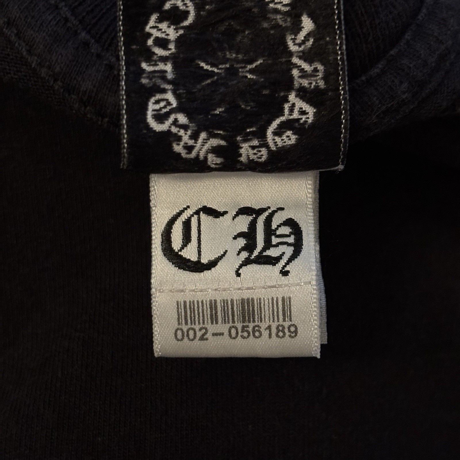 Chrome Hearts Early 2000s Red Horseshoe Scroll Tee Size Small