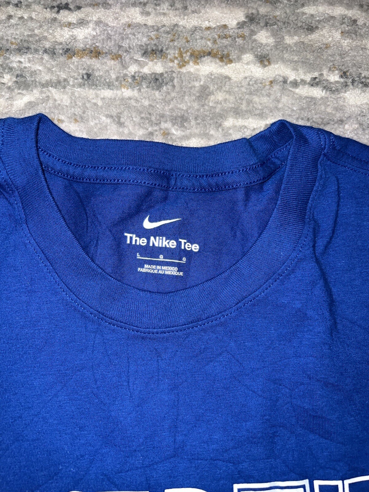 NWOT Nike Royal Blue England Soccer National Team Just Do It Size Large L