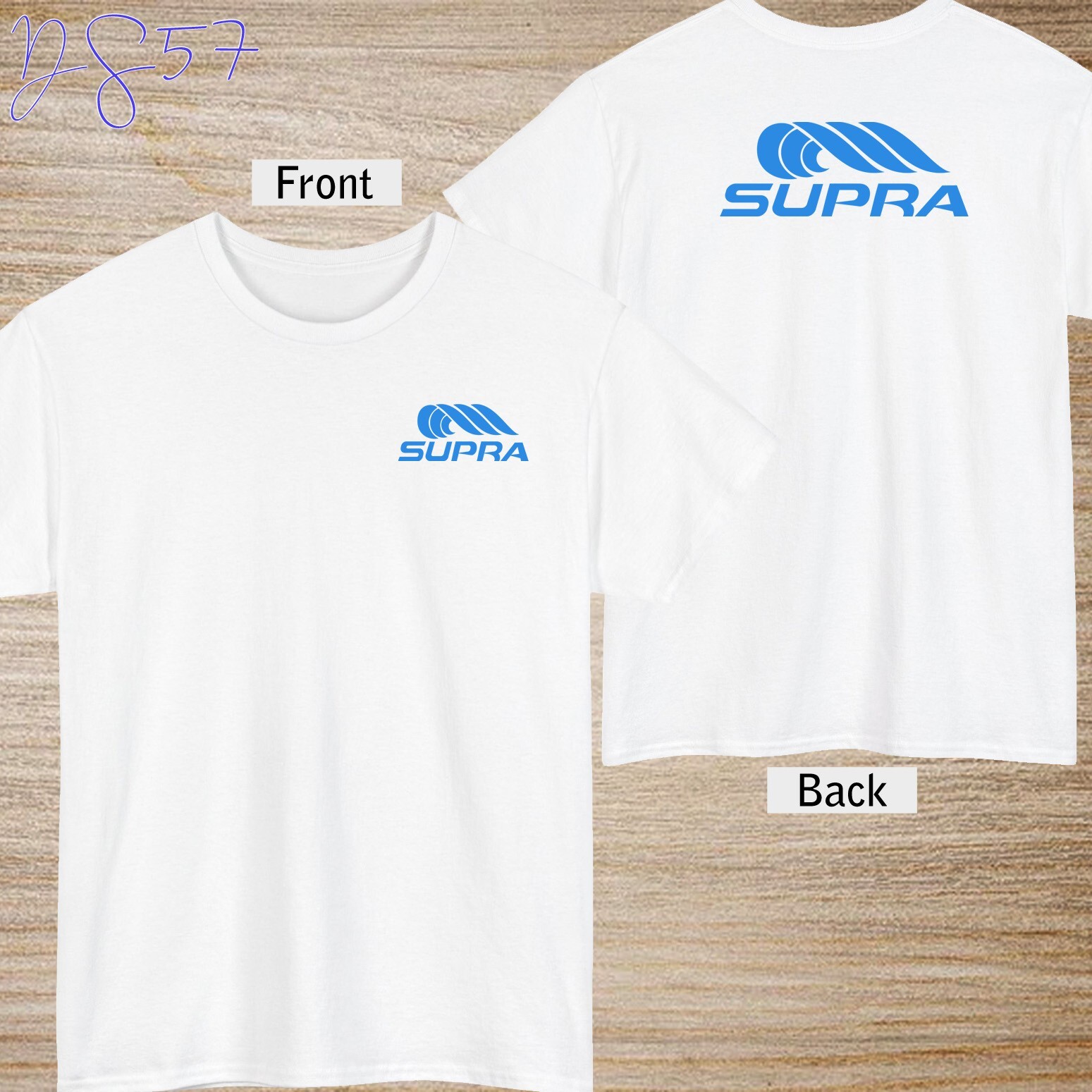 New Supra Boats Logo Black/Navy/Grey/ White/Red/Light Blue T-Shirt Size S-5XL
