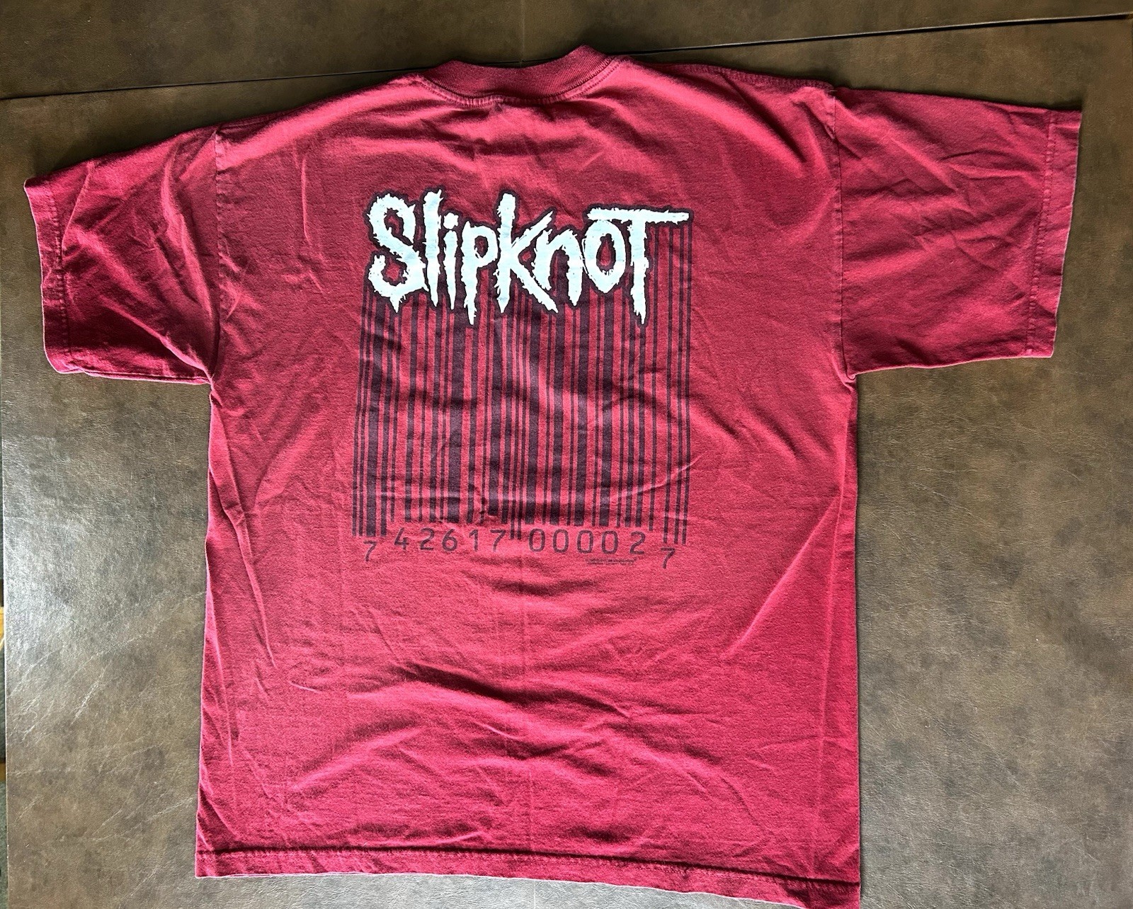 Slipknot band vintage 1999 Red Barcode T-shirt XL Delta Blue Grape Stone Sour