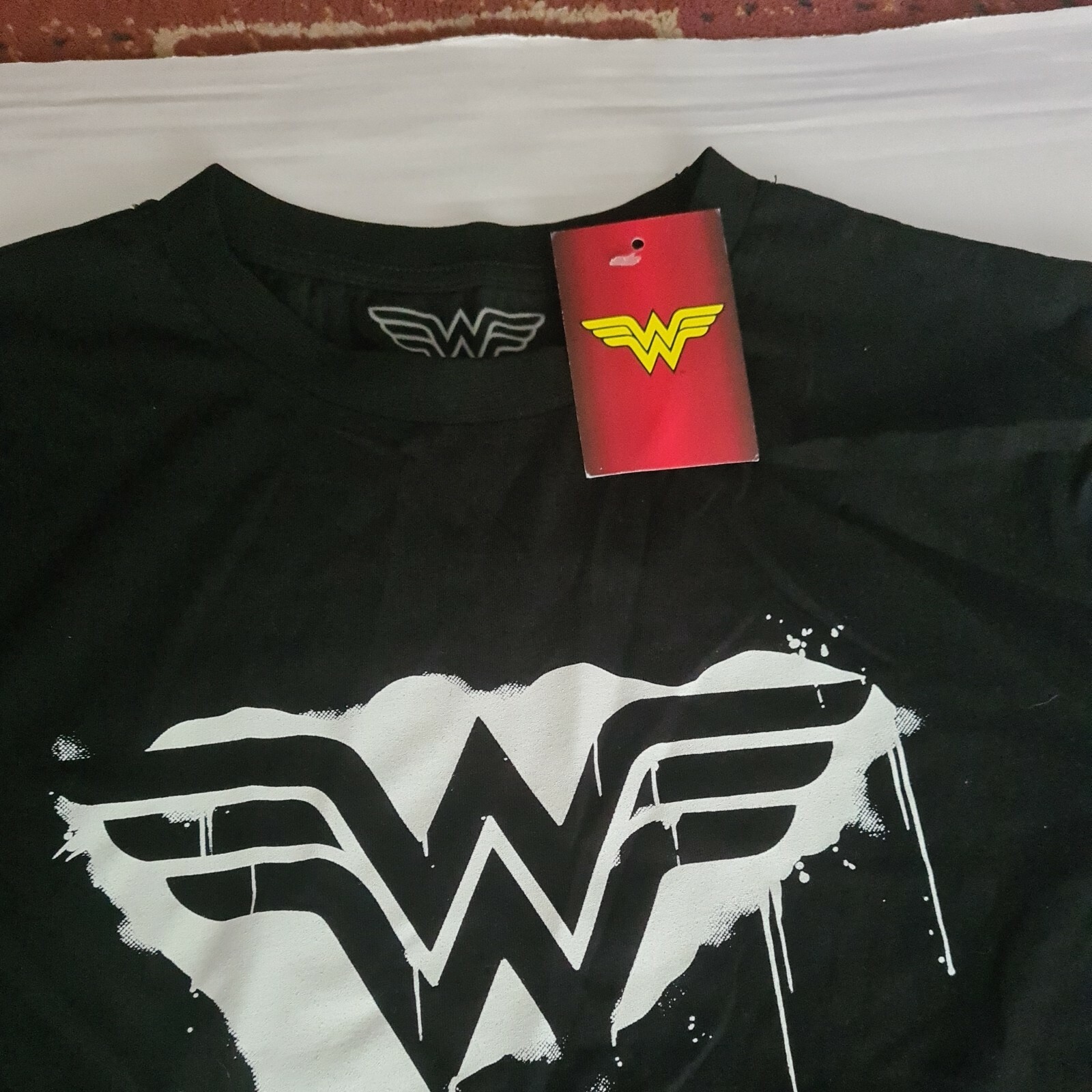 Wonder woman 1984 Tshirt Black And White Print Mens Small