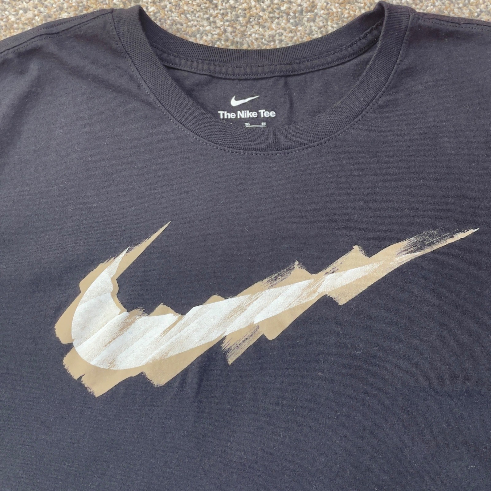 Nike Mens Graphic T-Shirt Lot of 2 Blue Just Do It Black Swoosh XL AR5006-403