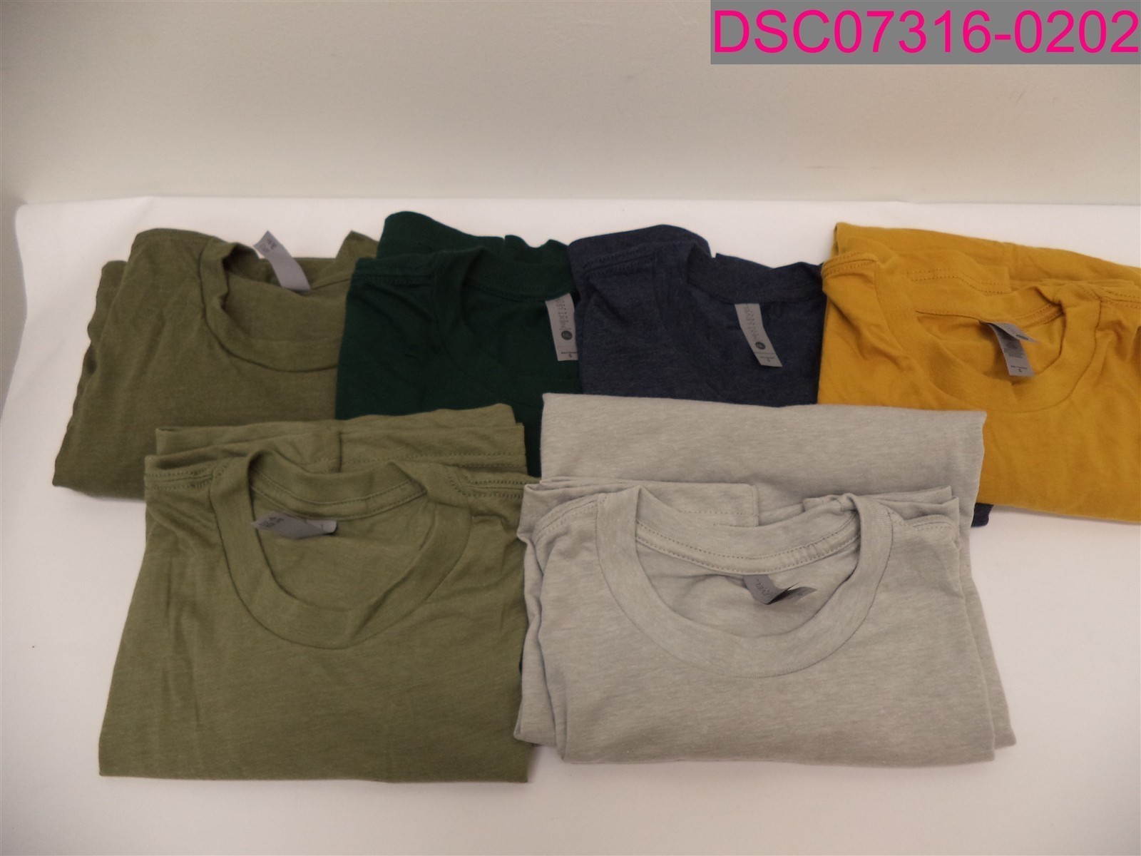 QTY=6; Next Level Men&rsquo;s Short Sleeve Crew T-Shirts Size Small-Variety Colors