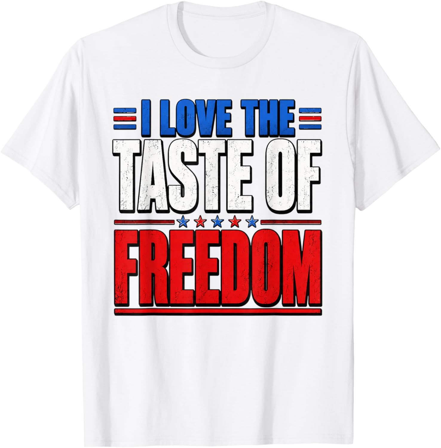I Love The Taste of Freedom Couple Matching Patriotic Fourth T-Shirt