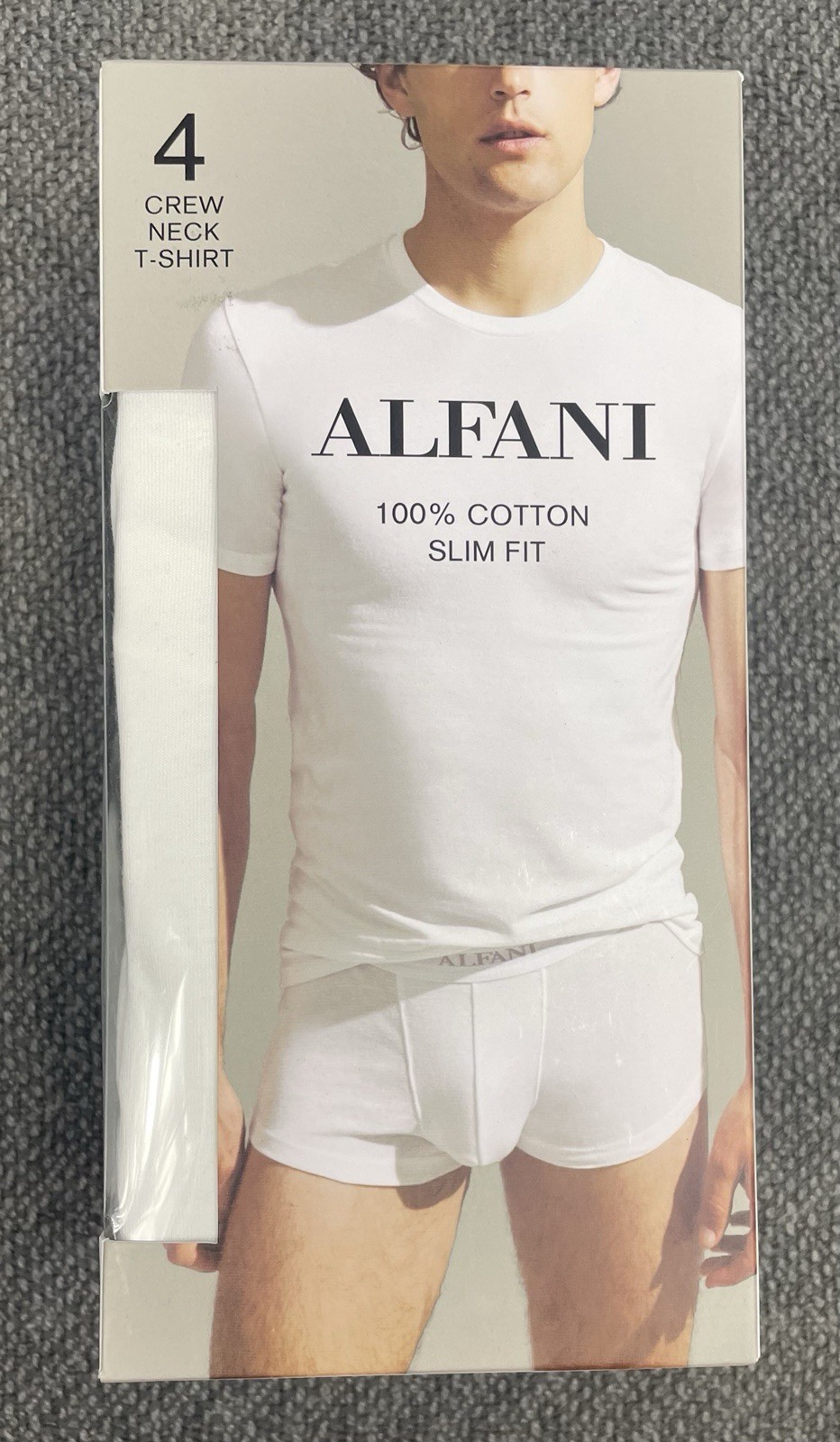 ALFANI Lot of 4 Men&rsquo;s XXL 4-Pack Slim-Fit Solid Cotton Undershirts 16 Total NWT