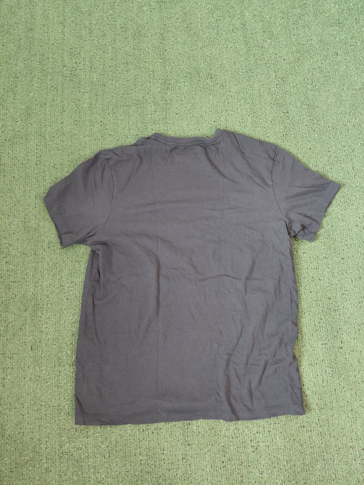 J Crew Navy Blue Washed Plain Solid T Shirt Sz Medium