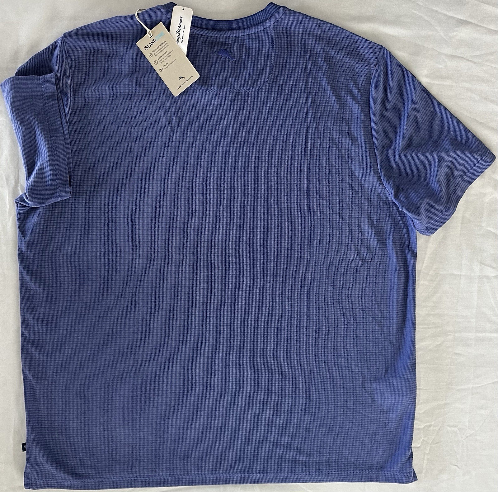 Tommy Bahama Men&rsquo;s Island Zone Coastal Crest V-Neck T-shirt XXL 2XL Blue NWT