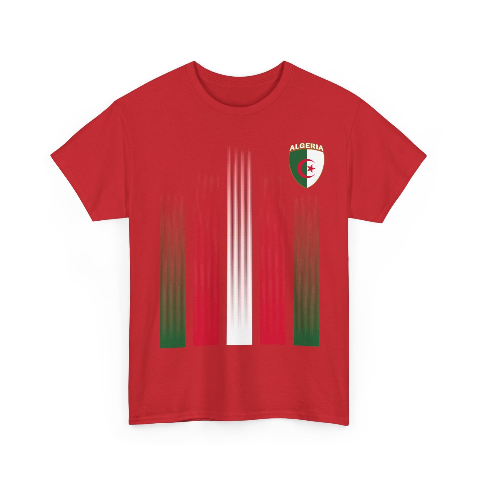 Algeria Soccer T-Shirt, Algerian Flag Soccer 2026 Jersey Style Shirt