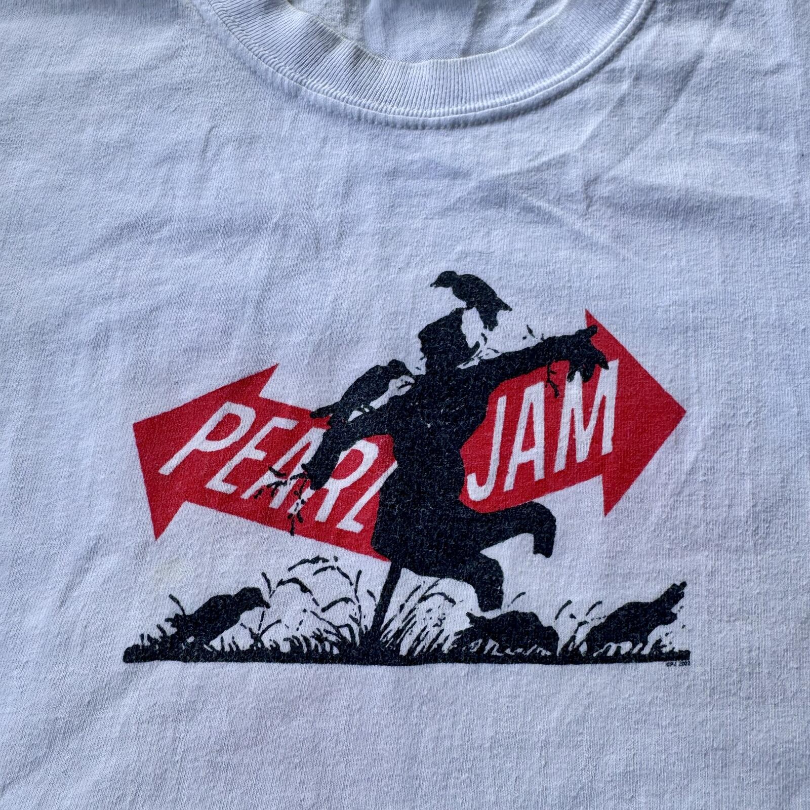 Pearl Jam Riot Act concert t-shirt 2003 tour grunge rock original stock size M