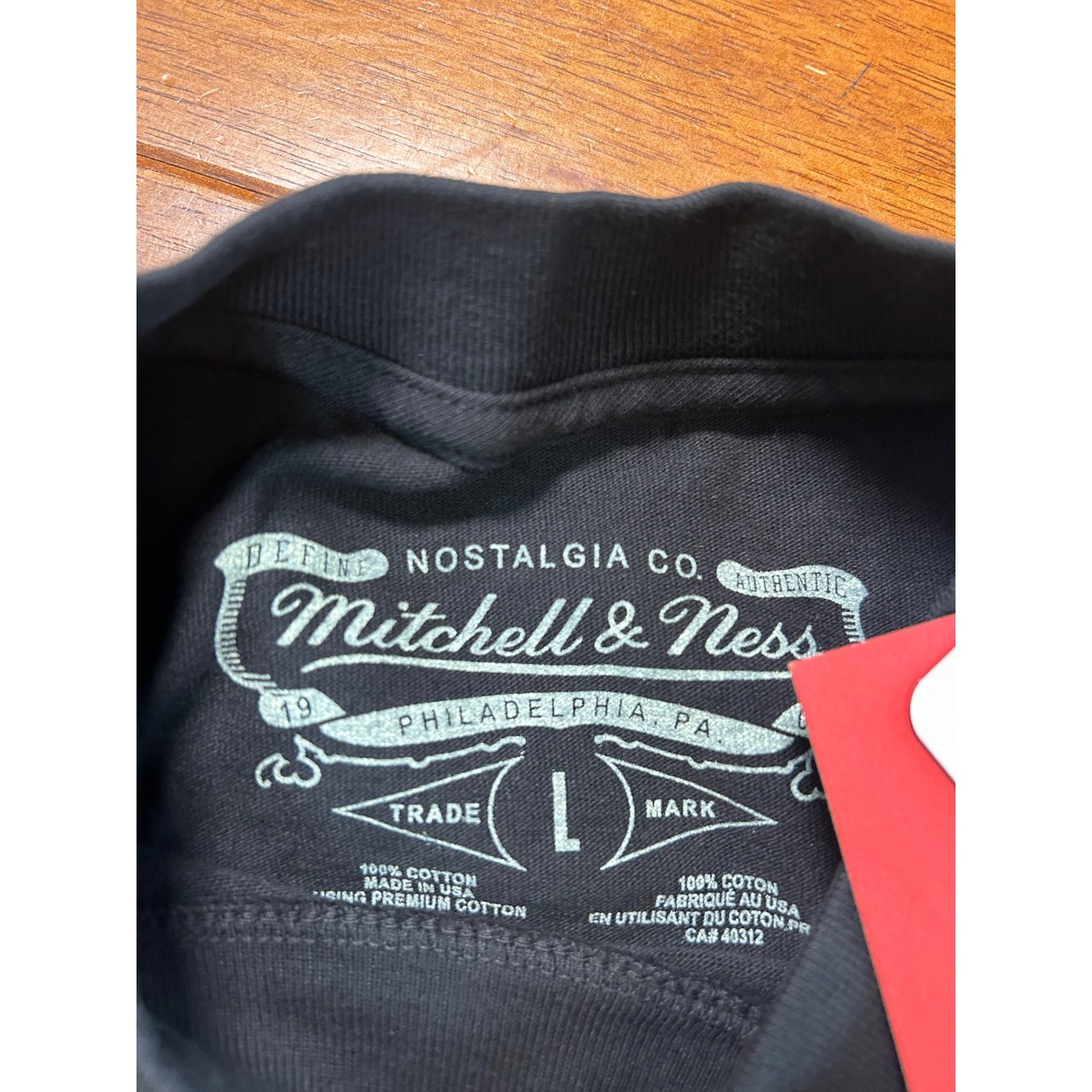 New Mitchell & Ness Usher Event Night Mens L T Shirt Black Super Bowl LVIII