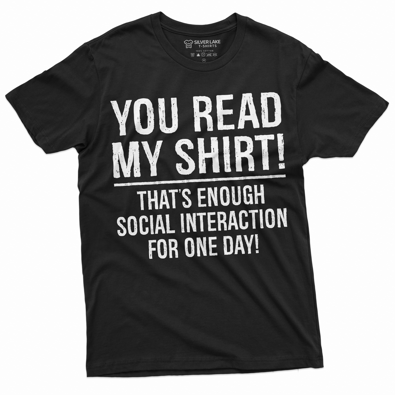 Social interaction Funny Saying shirt Humorous tee introvert anti social Tee