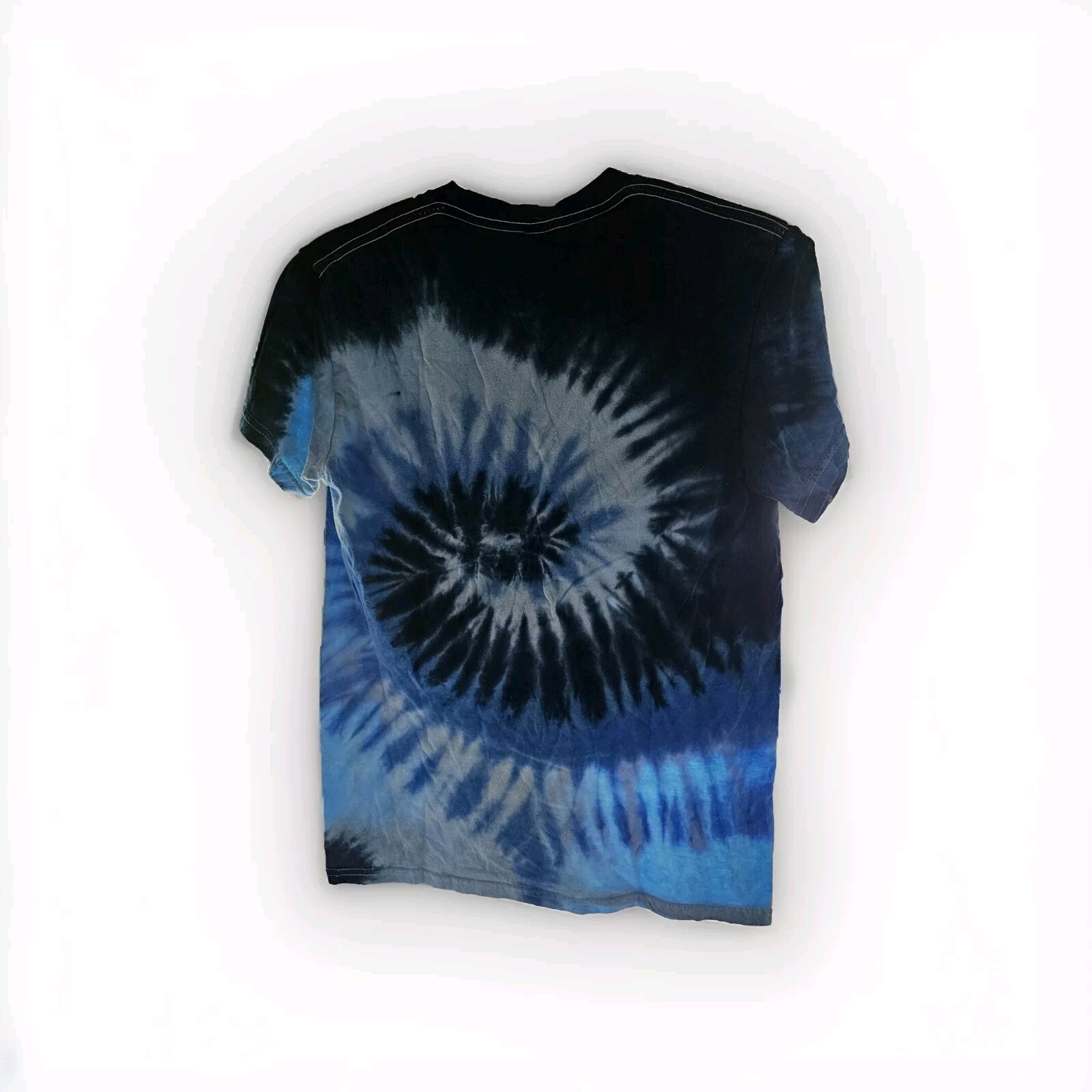 Comfort Colors Kona Hawaii T-Shirt Blue Tye Dye SZ SM 100% Cotton 32.5 IN X 25in