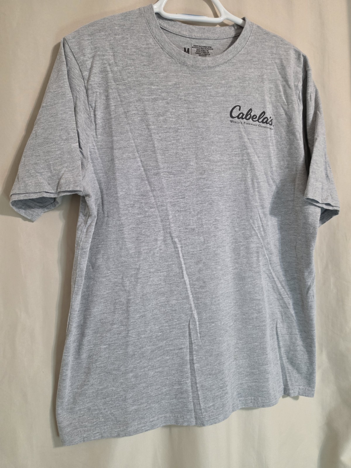 Men&rsquo;s Grey Short Sleeve T-Shirt By Cabelas Never Leave Home Without Your Wingman