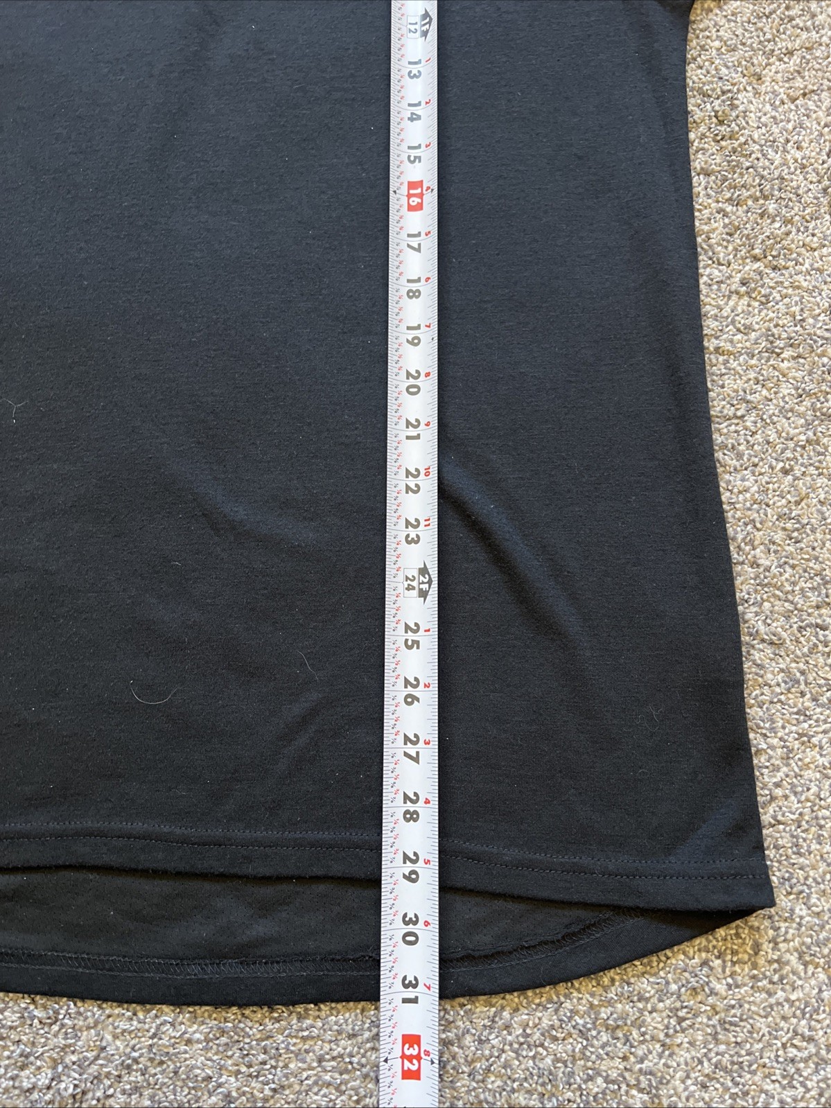 Omni-Wool Base Layer Shirt Men’s XL Black Wool Blend Crew Neck Long Sleeve