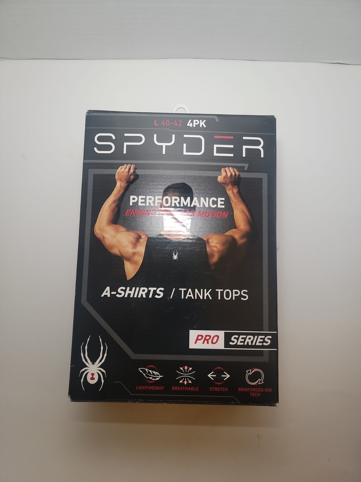 Spyder Pro Series Men&rsquo;s Size Large Tank Tops 4 pack White