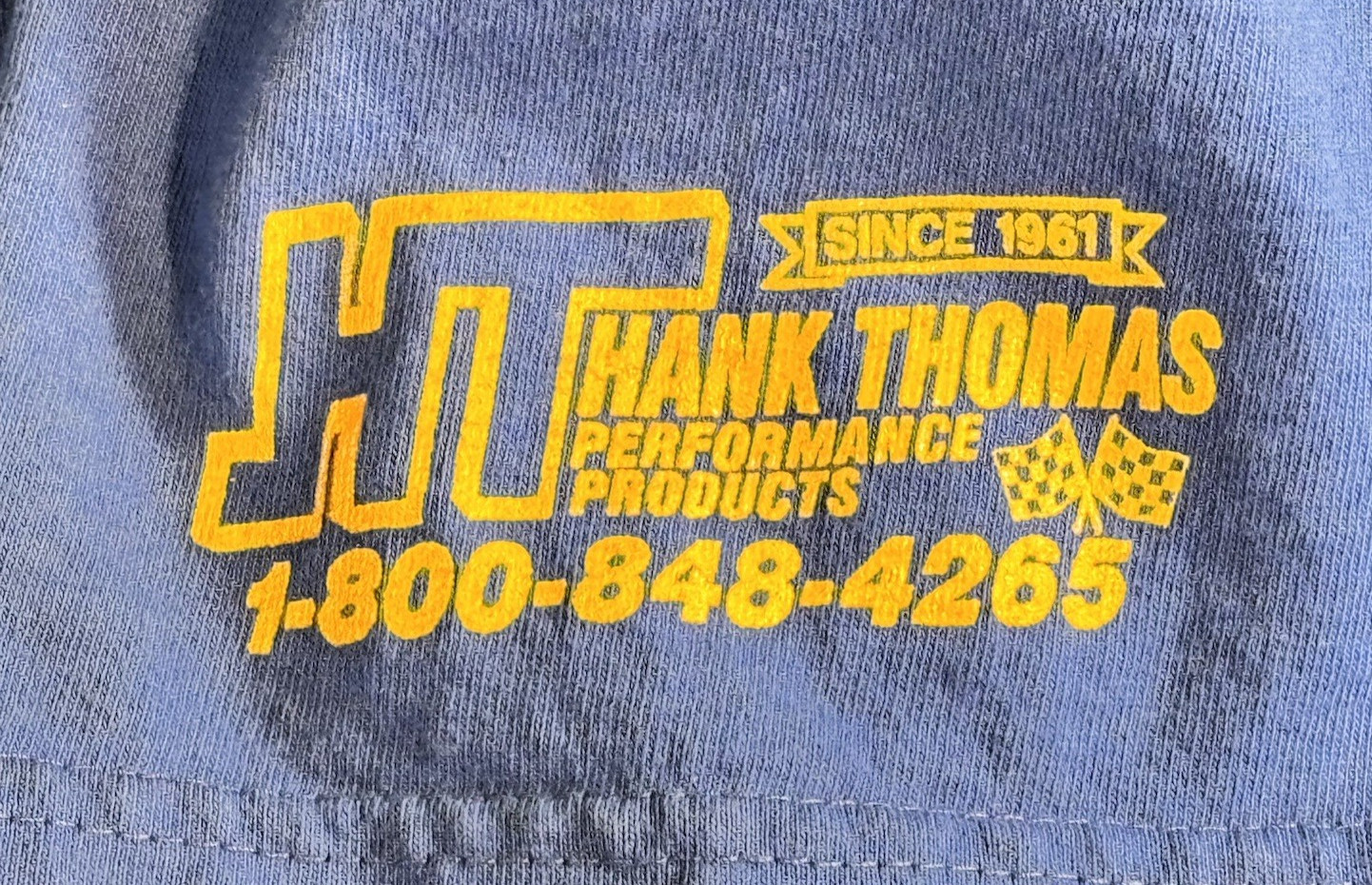 Sunoco Race Fuels Gasoline Oil Main Logo T-shirt Blue Size L