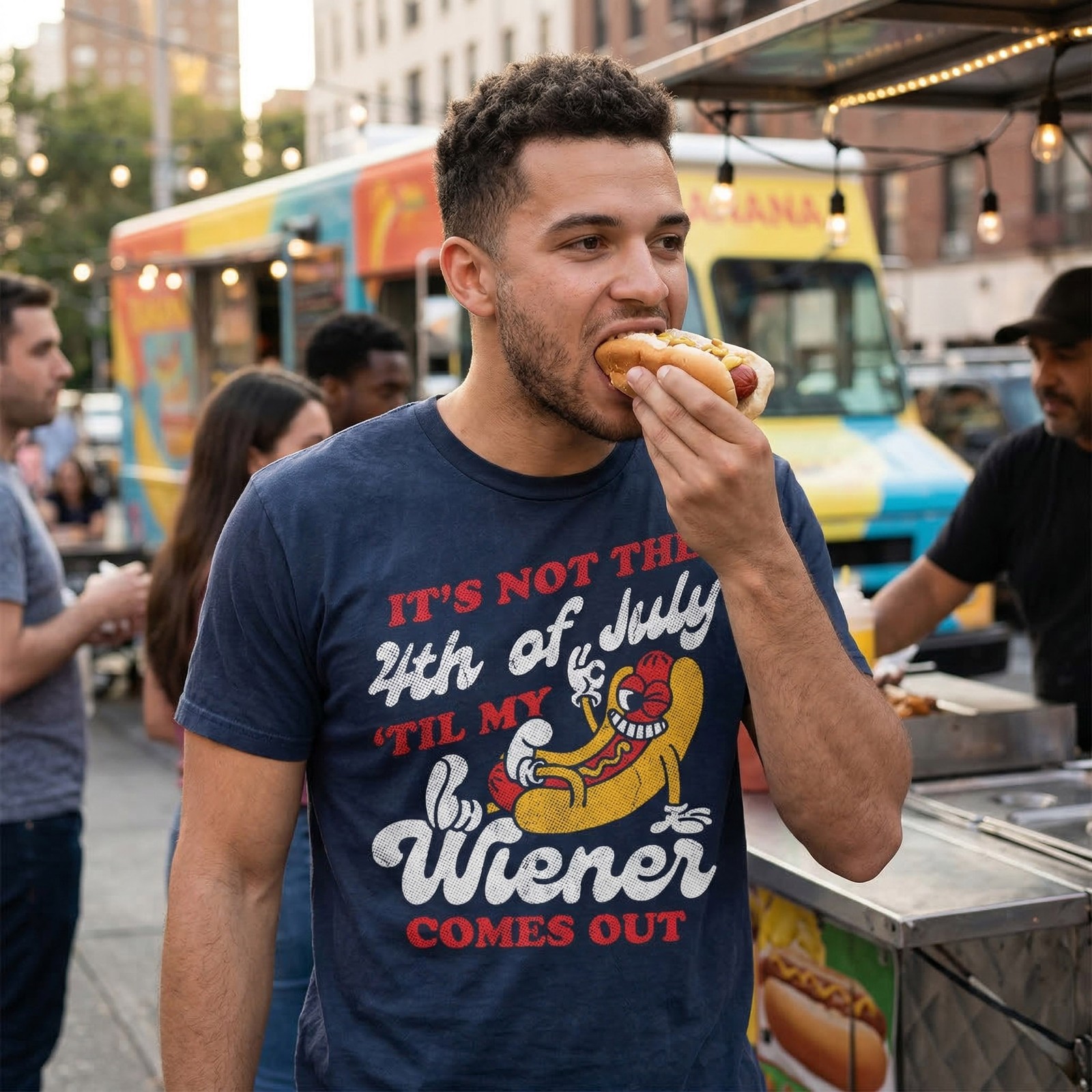 Mens Funny T Shirts Its Not The Fourth Of July Til My Wiener Comes Out Sarcastic