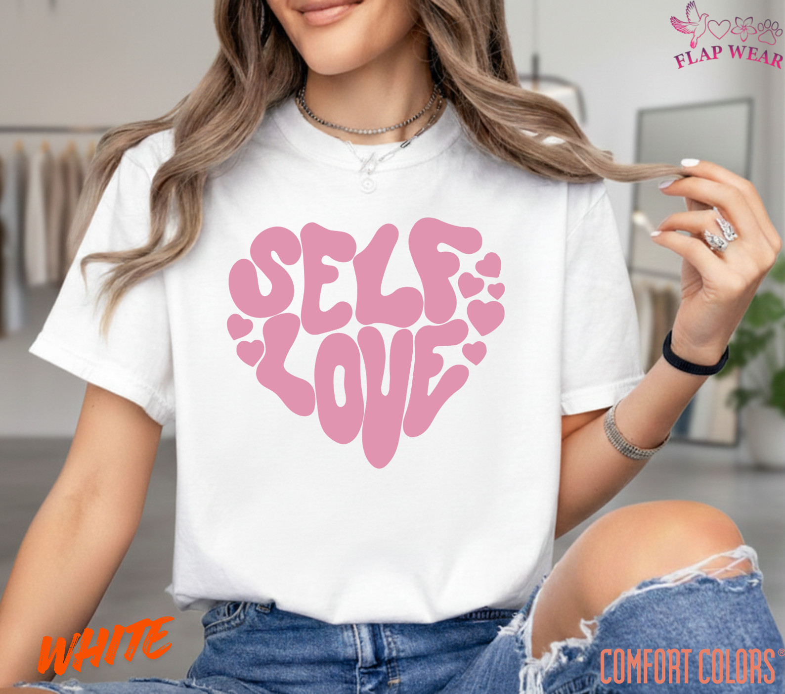 Unisex Self Love HeartT shirt Men T shirt Women valanity Romantic