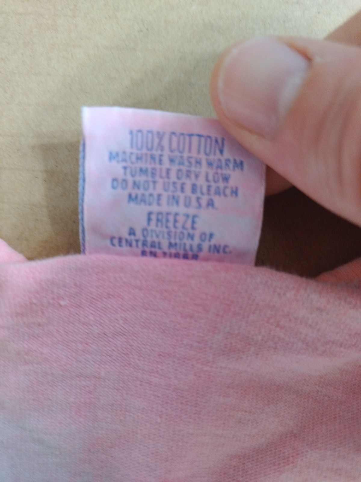 Vtg Clothing For Cool People Made In USA Osfa Tank Tie-dye 20 Long Single Stitch