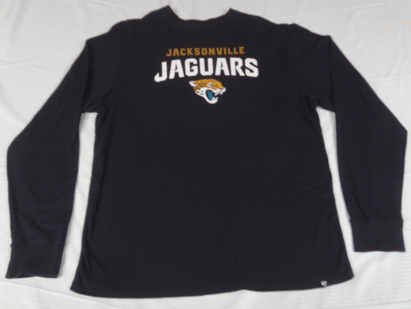 47 BRAND JACKSONVILLE JAGUARS FOOTBALL – BLACK LONG SLEEVE XL T-SHIRT L803