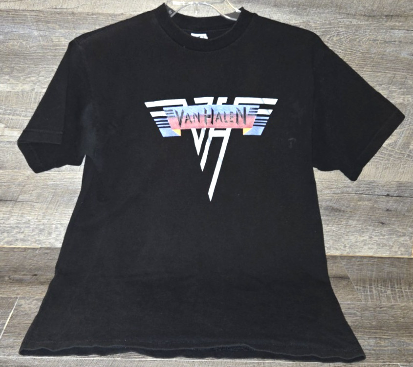 Van Halen Graphic Print Logo Black T-Shirt by Suna Platinum Men&rsquo;s Size Large