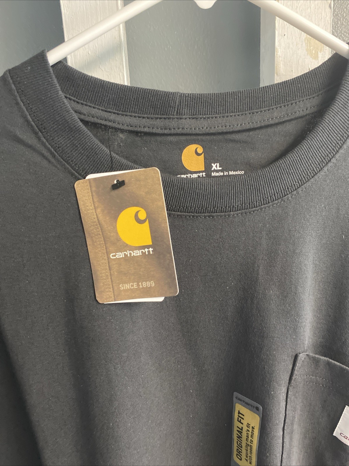 Carhartt Long Sleeve Shirt XL Chest Pocket Original Fit New With Tags