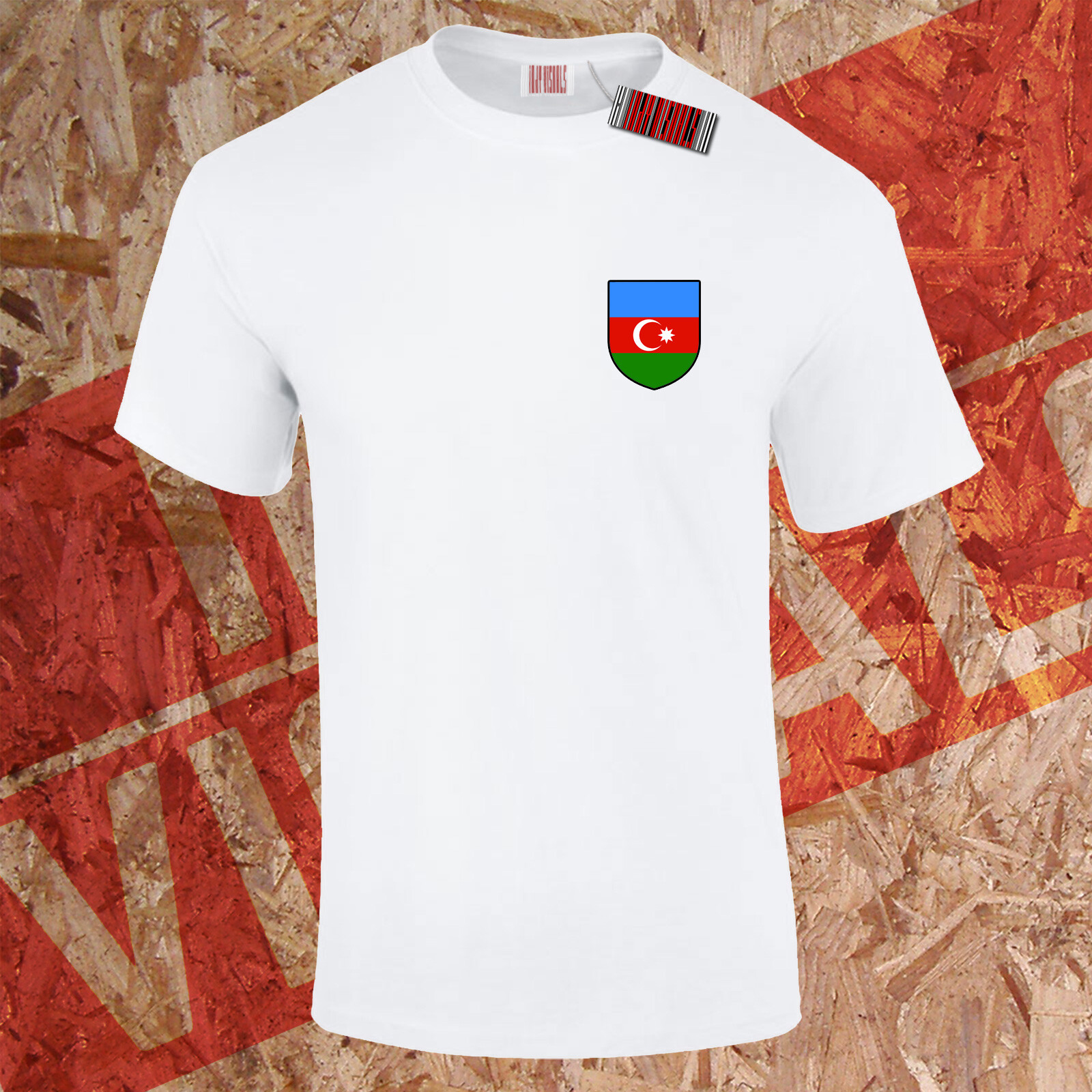 Azerbaijan Supporters T-Shirt Crest Day World Cup Baku Football 2022 Unisex