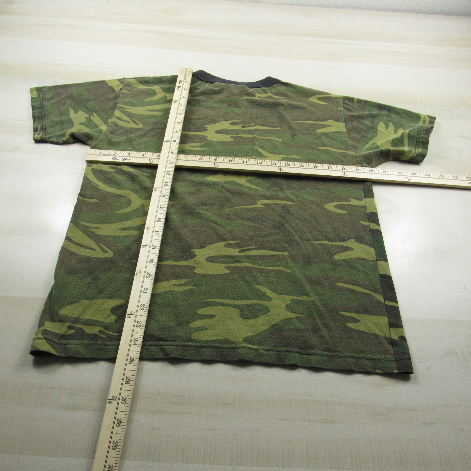 Vintage Mossimo Shirt Mens Small Green Camo Casual Short Sleeve Cotton