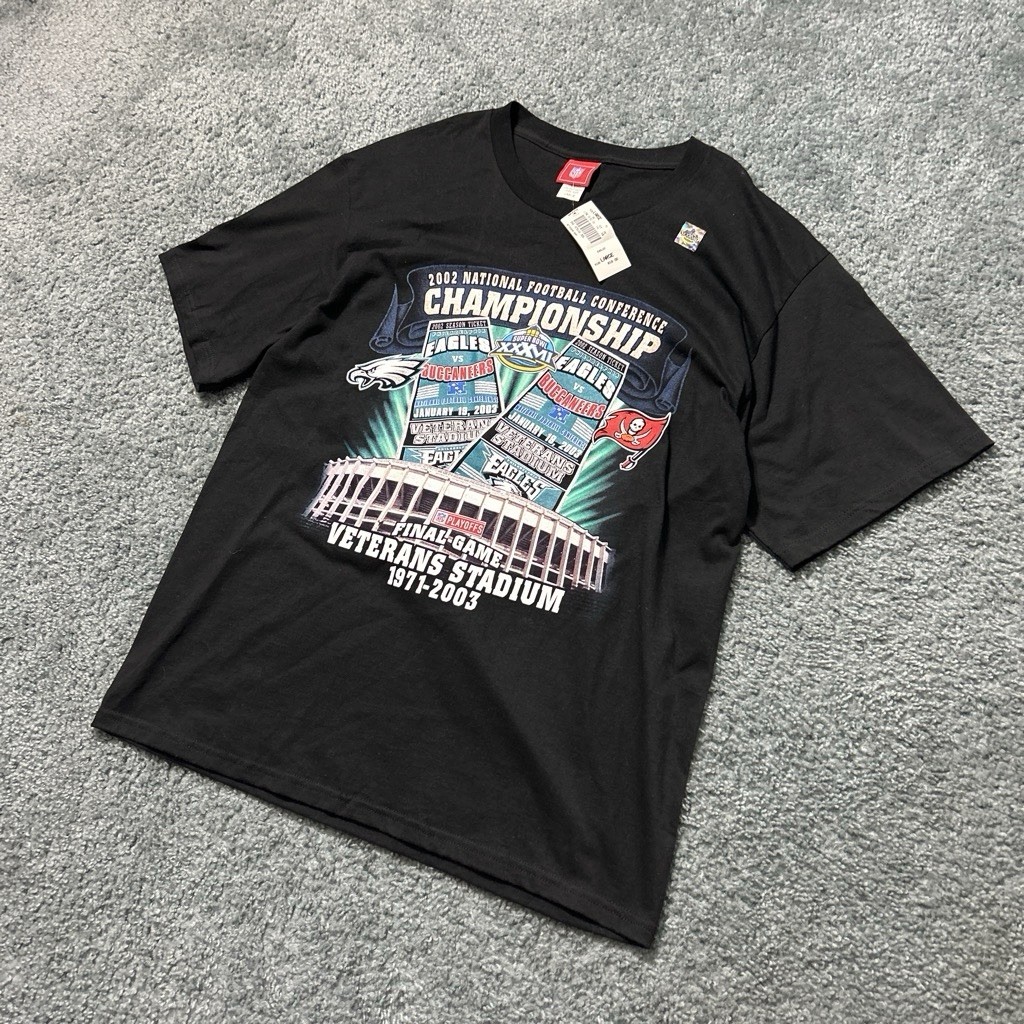 Vintage 2002 NFL National Conference Championship Game Graphic Tee Men’s L