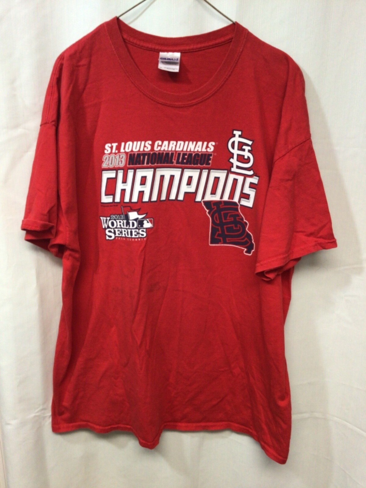 St Louis Cardinals 2013 National League Champions Red XL T Shirt MLB Licensed