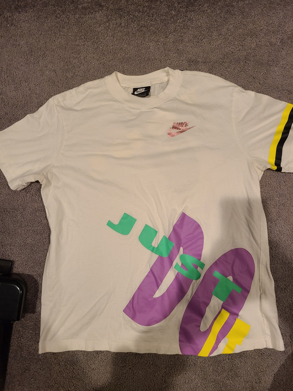 NIKE Shirt Adult S Small Vintage VTG JUST DO IT Athletic Tennis 1990s?