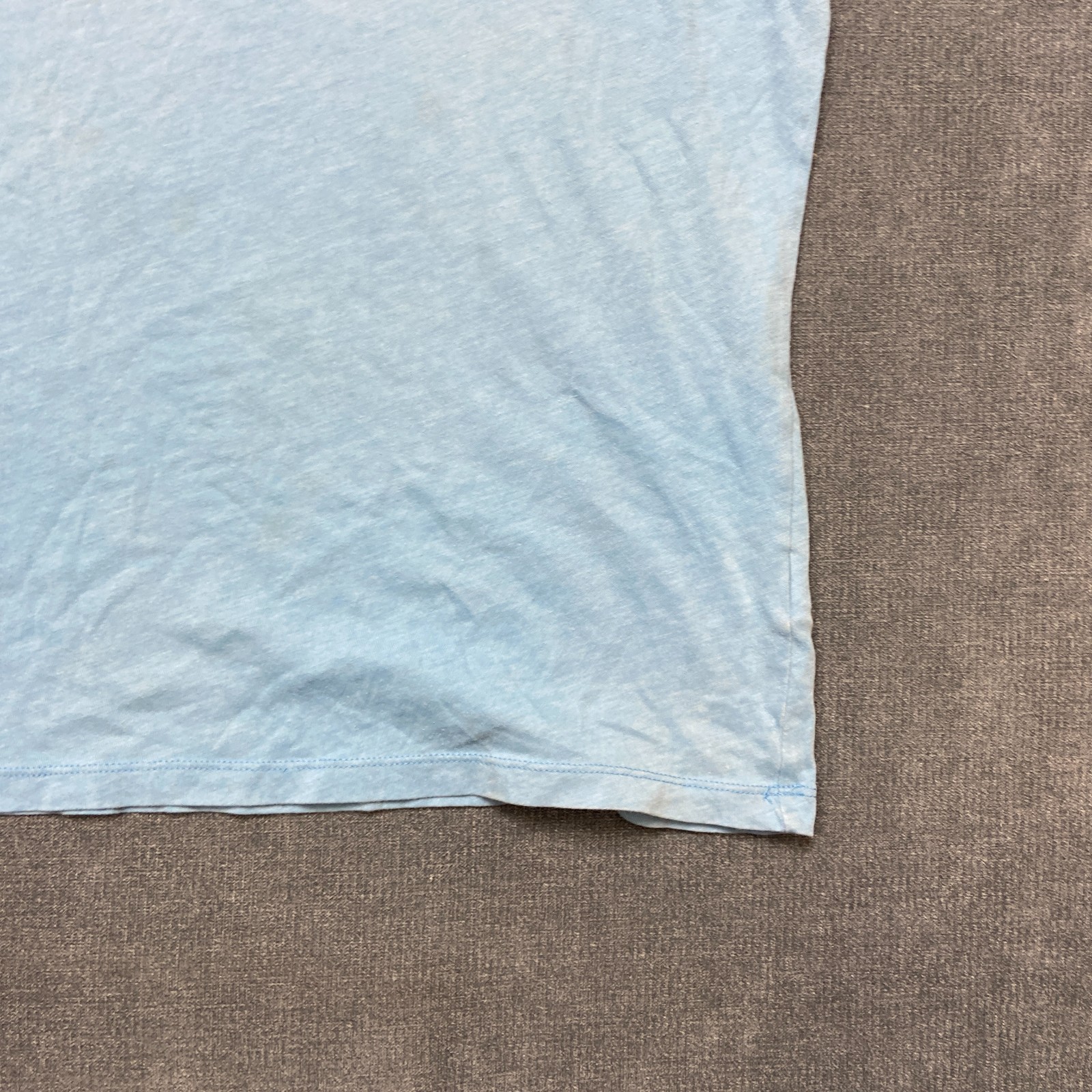 Banana Republic T-Shirt Mens Large Blue Short Sleeve V-Neck Casual Pullover