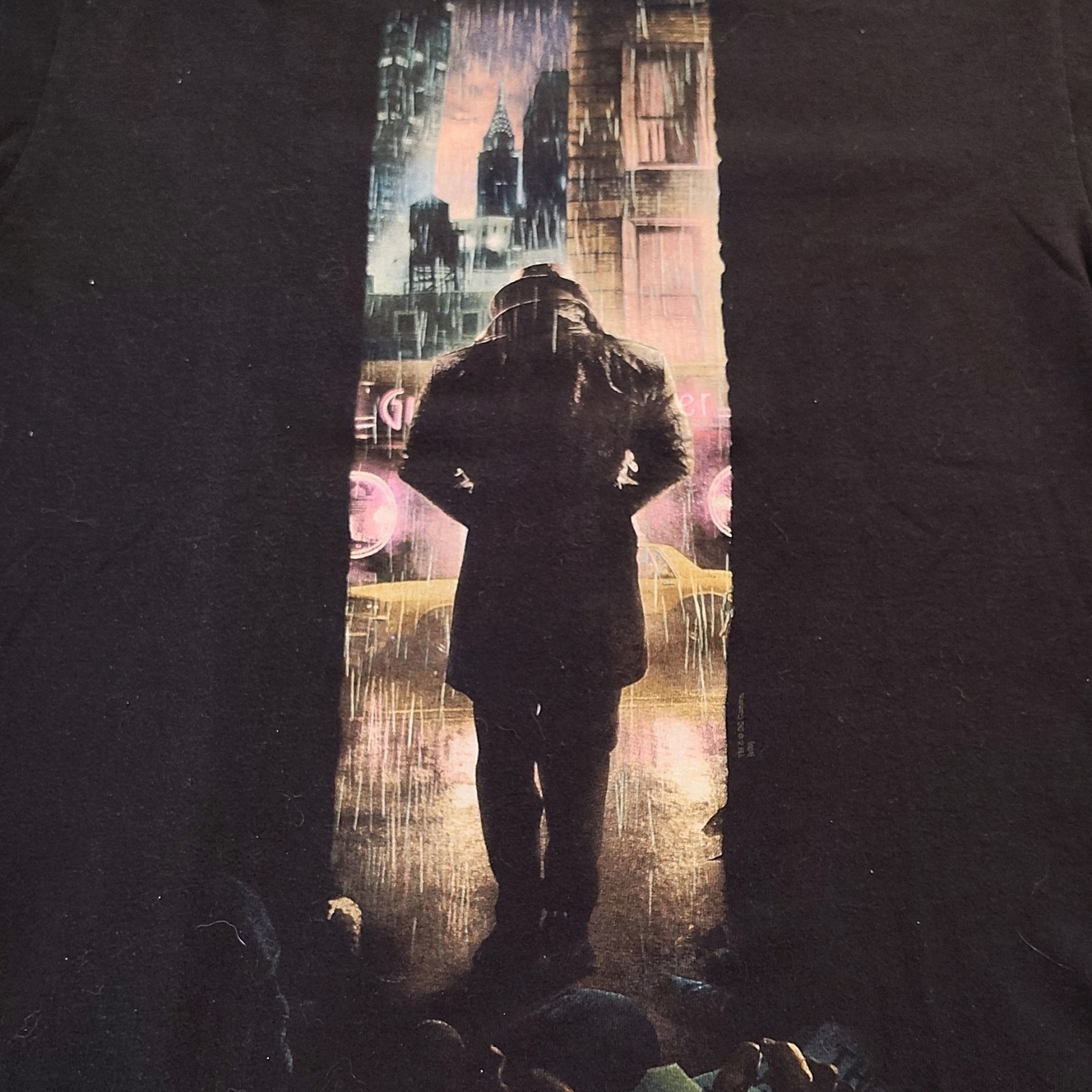 Watchmen 2009 Rorschach Movie Promo Black T-Shirt Size Medium DC Comics